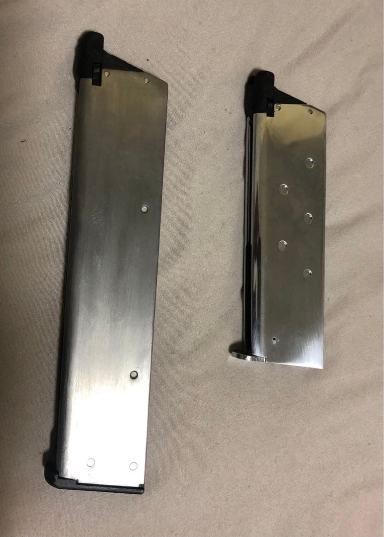 【東京マルイ】コルトガバメント　シリーズ70　ニッケルフィニッシュ　ガスガン