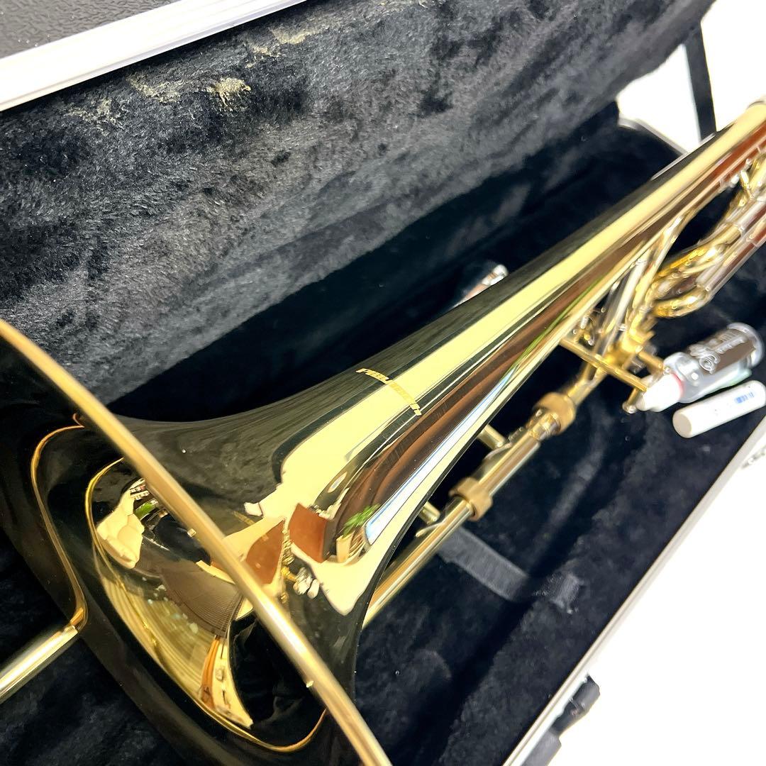 【極美品】Playtech テナーバストロンボーン プレイテック　吹奏楽　管楽器