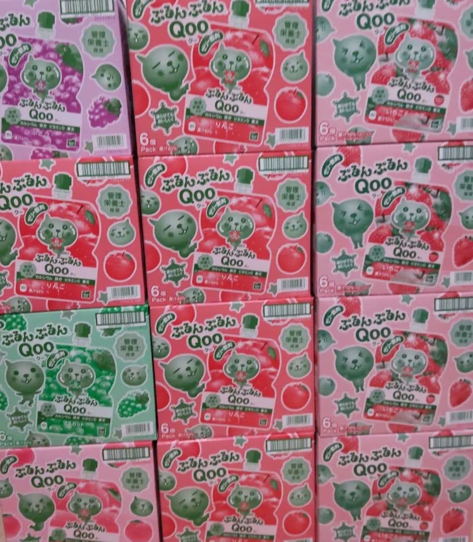 ぷるんぷるんQooクー　ゼリー飲料　12箱（一箱6個）計72個セット　まとめ売り