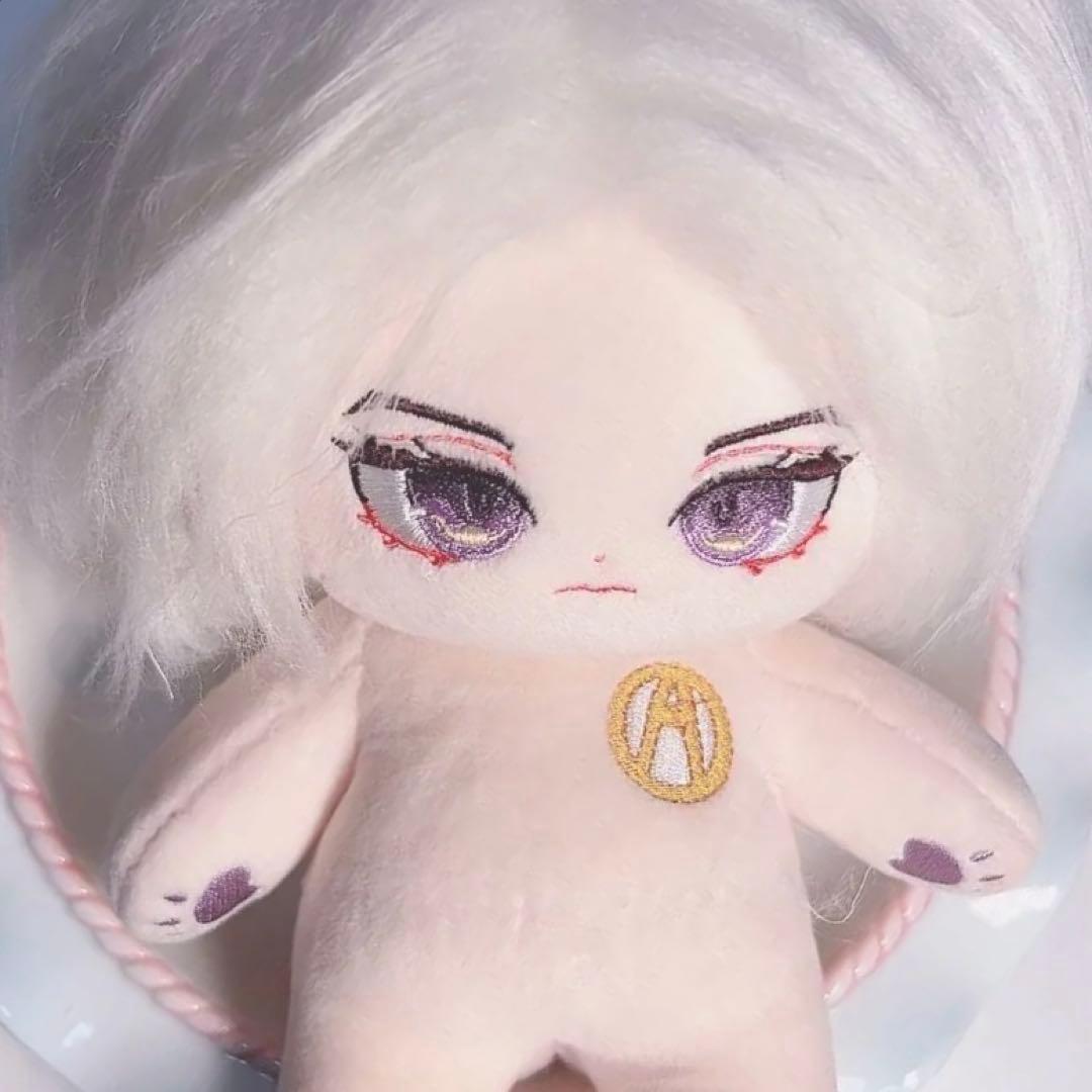 《白髪紫目》激レア可愛い着せ替えぬいぐるみ《20cmぬいぐるみ》