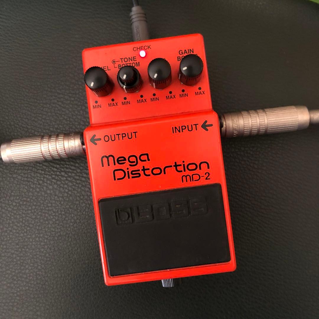 台湾製 BOSS ボス MD-2 メガディストーション 電源アダプター付き