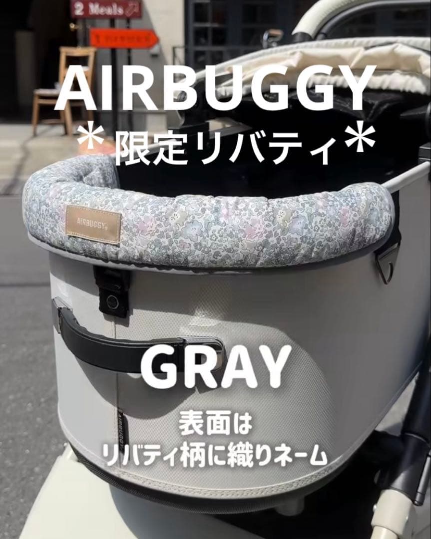 【大人気】エアバギー純正 コーナークッション限定品リバティ グレイ 新品未使用
