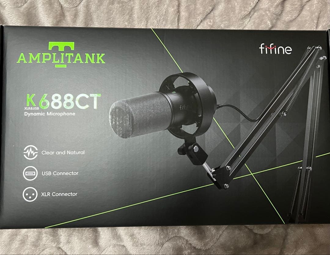 FIFINE ダイナミックマイクK688CT (ブラック)