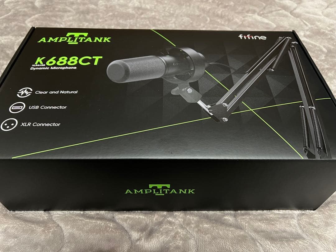 FIFINE ダイナミックマイクK688CT (ブラック)