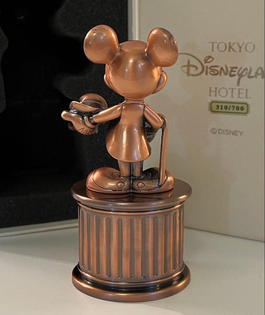 ミッキーマウス ブロンズ像 小物入れ 東京ディズニーランドホテル スイート限定