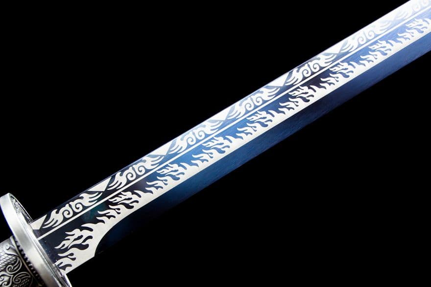 滅魔唐刀-高性能マンガン鋼 古兵器 武具　刀装具　日本刀　模造刀 居合刀 長尺