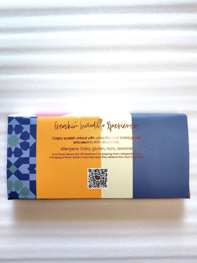 【現地購入本物】ドバイチョコレート Fix Chocolate（3枚）