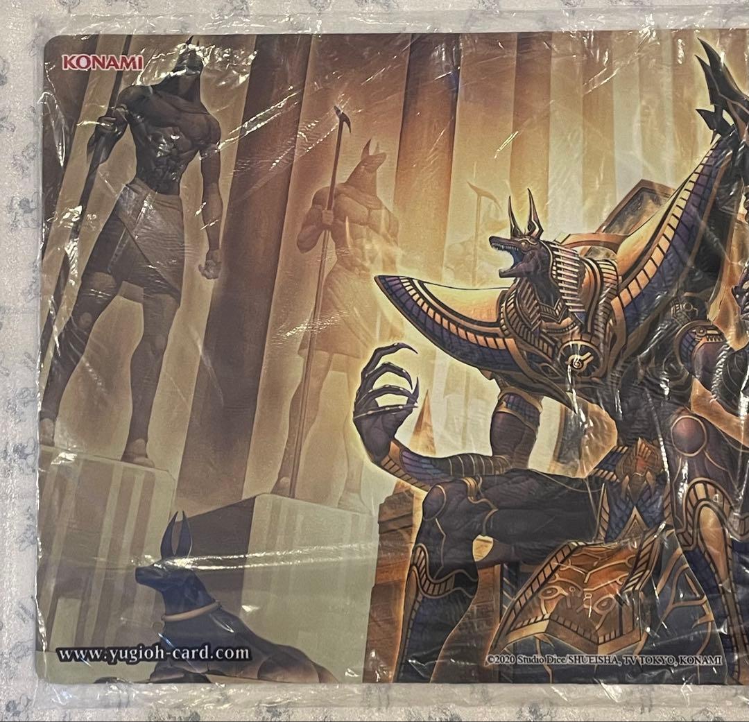 希少 新品未開封 ジャッジメントオブアヌビス ジャッジ プレイマット 遊戯王