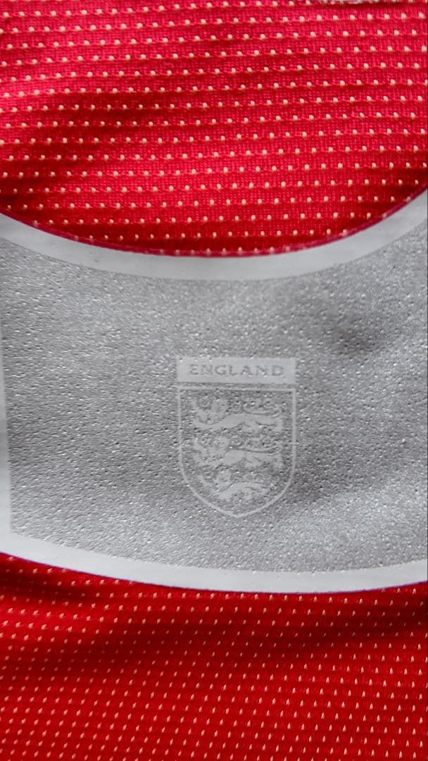 Umbro イングランド代表 アウェイ ゲームシャツ 赤 9 XL相当 アンブロ