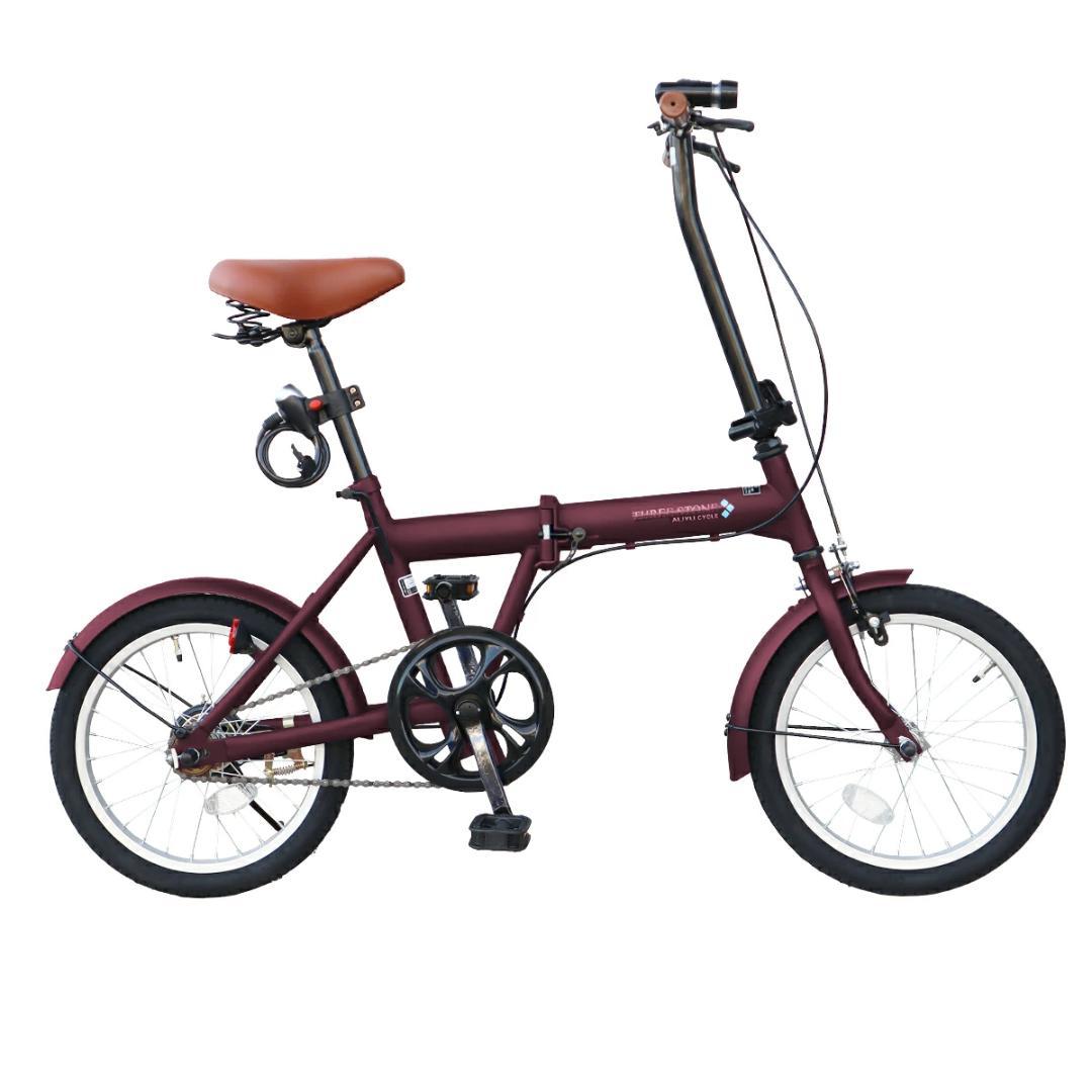 【送料込】折りたたみ自転車 16インチ ミニベロ 折り畳み自転車