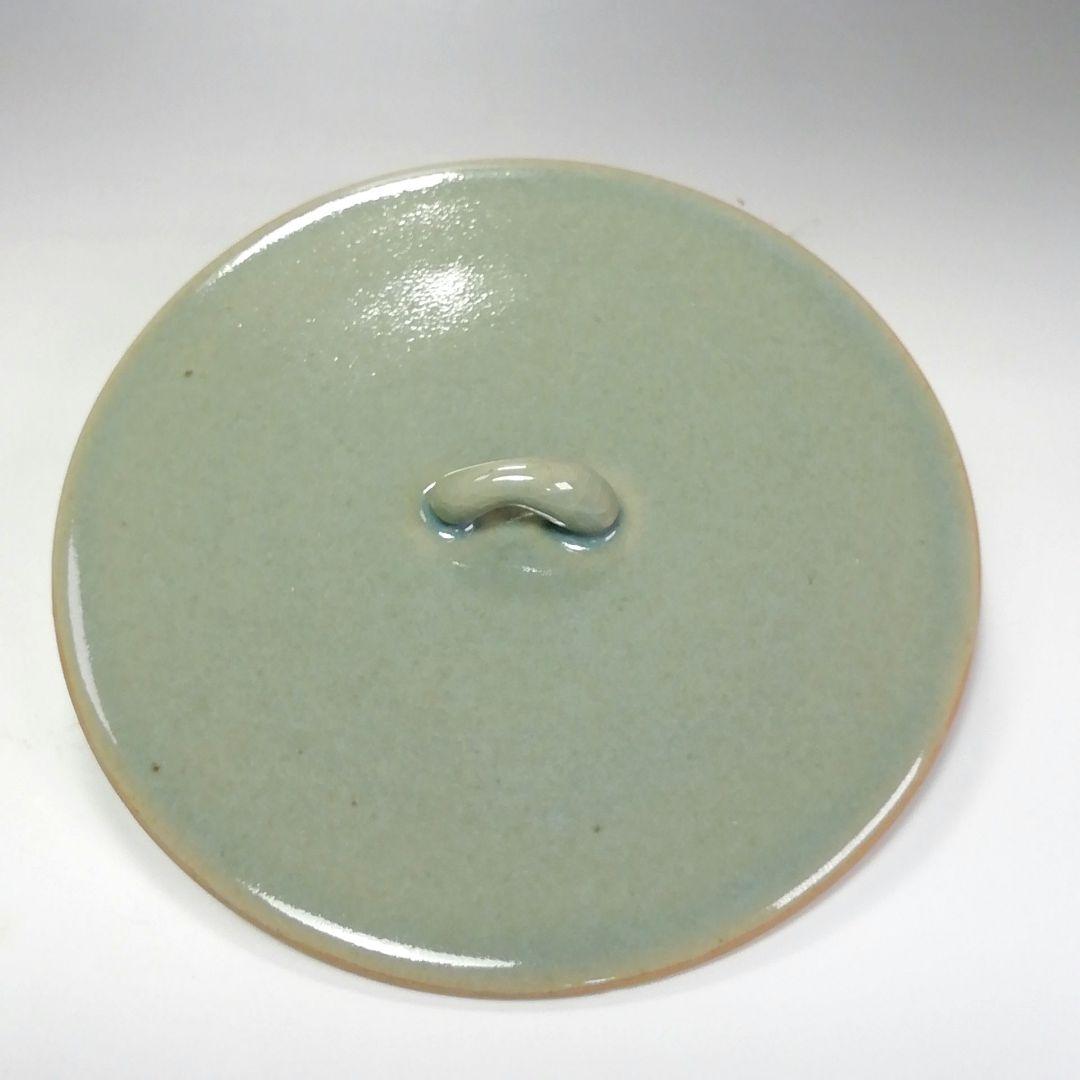 Ｓ５３０　水指　『多田青磁』『田村雲洞作』『平水指』　共箱　茶道具