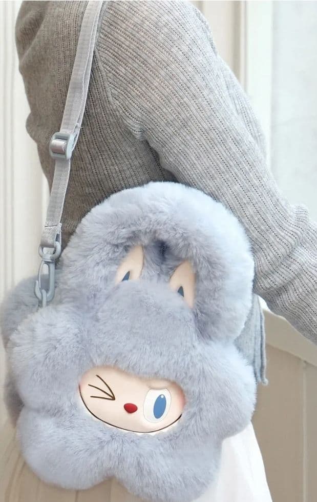 ラブブー水色THE MONSTERS Classic Flower Bag