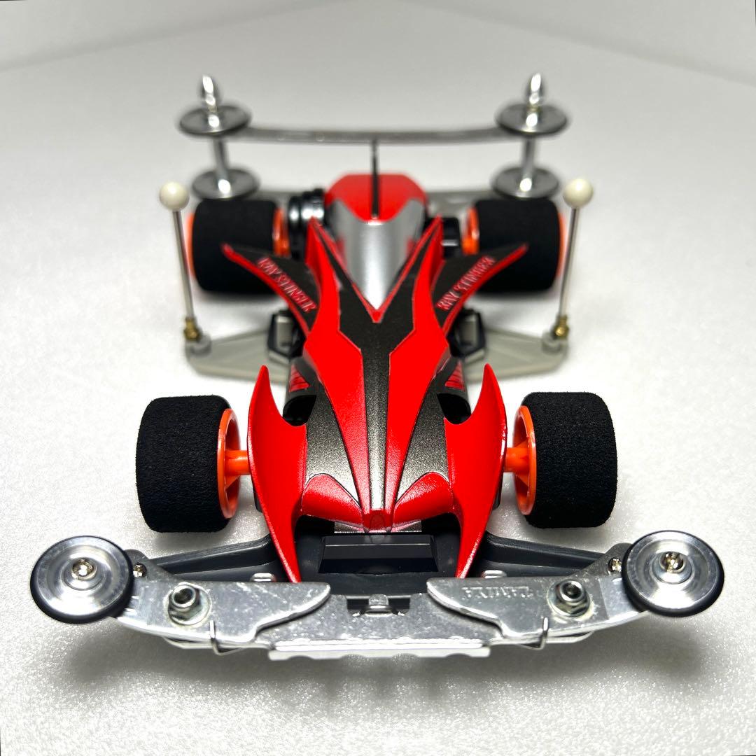 ミニ四駆　レイスティンガー　タミヤ　TAMIYA　完成品　肉抜き　改造　塗装済