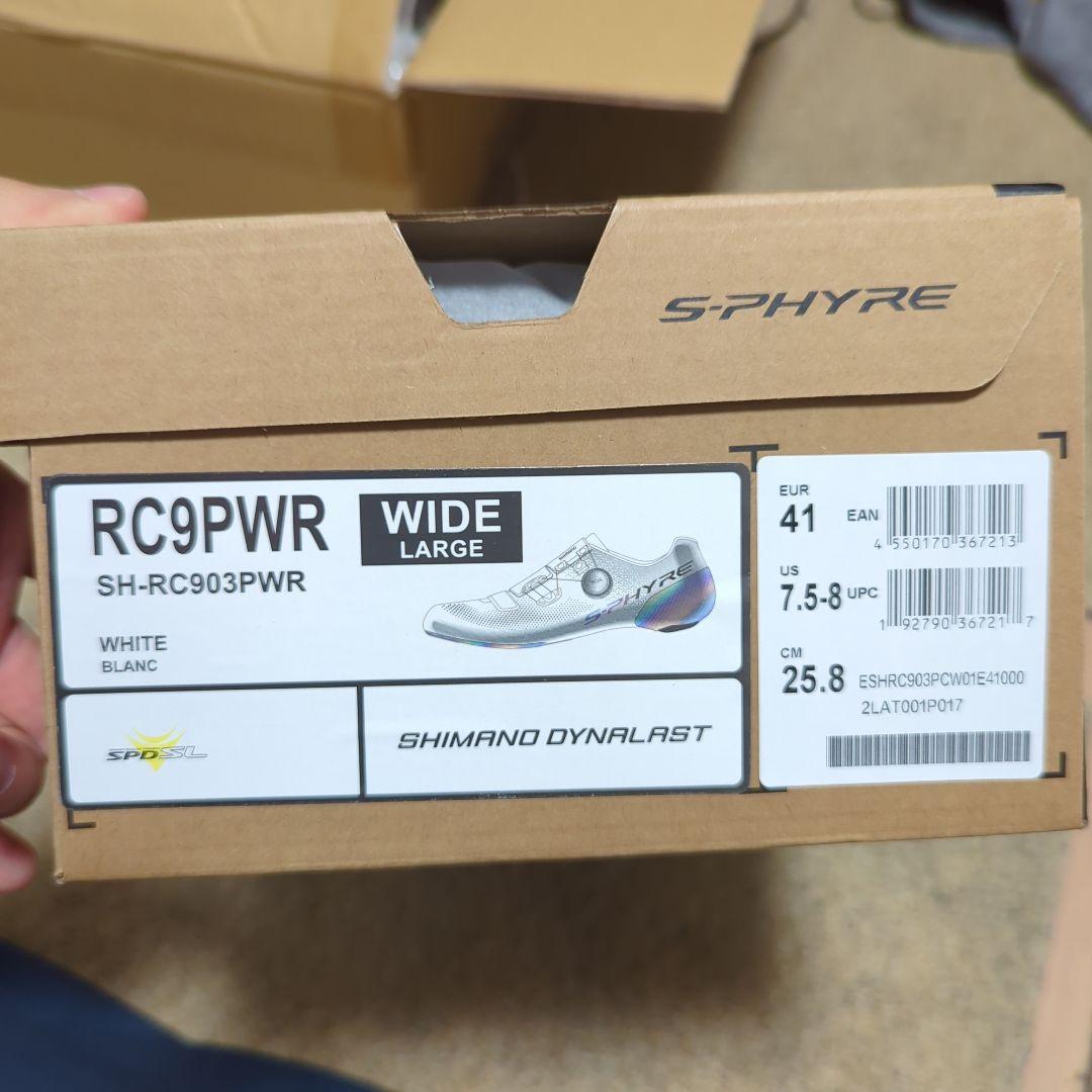 新品　最終値下げ　shimano rc903 　pwr 　ワイド　41　匿名配送