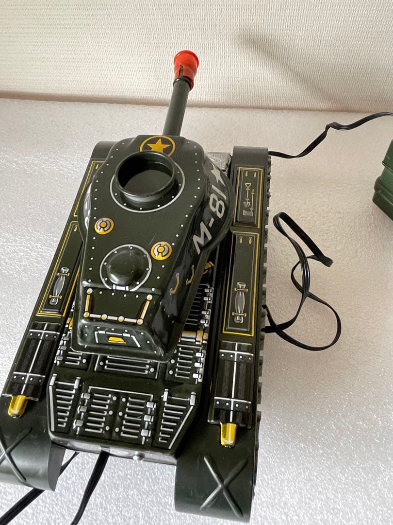 ＊リモコン戦車　電動ブリキ玩具　マスダヤ　M-81 　アンティーク＊