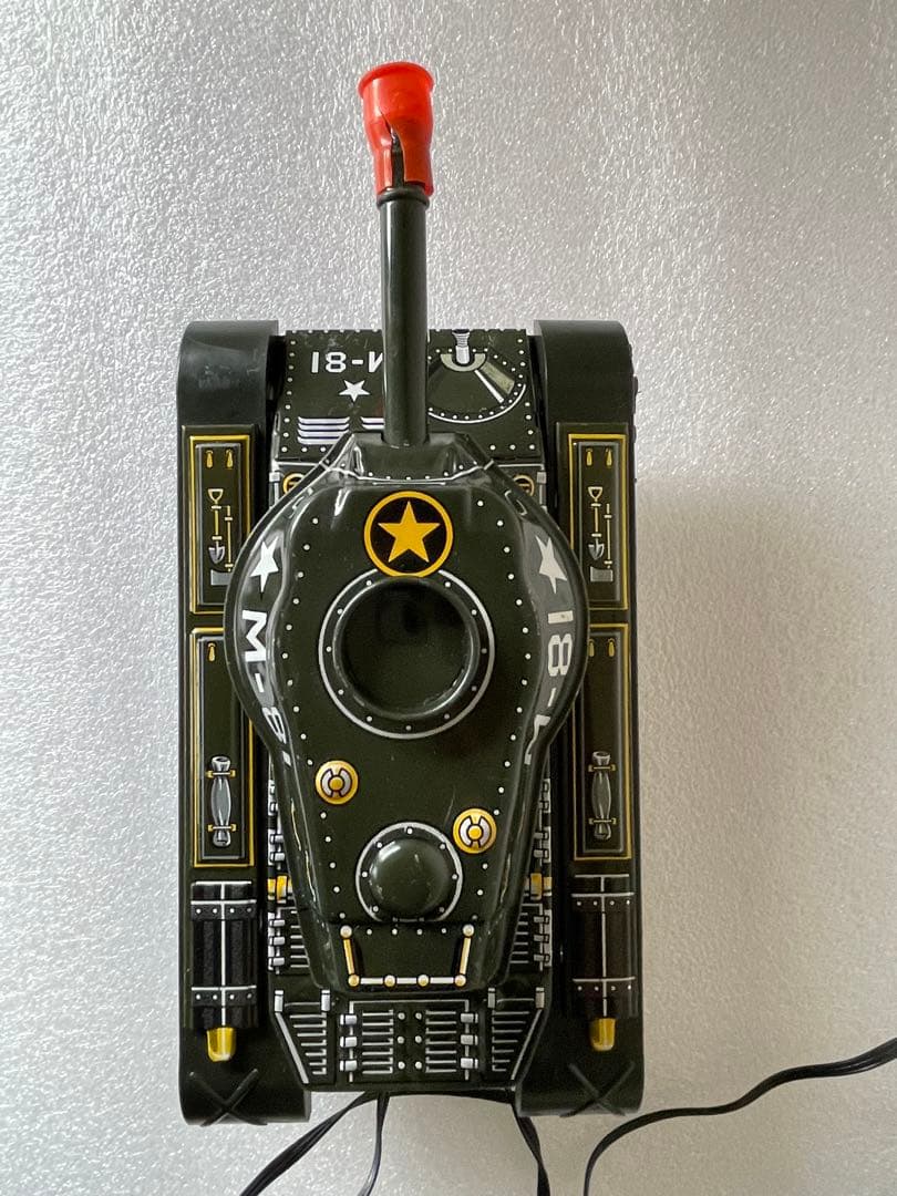 ＊リモコン戦車　電動ブリキ玩具　マスダヤ　M-81 　アンティーク＊