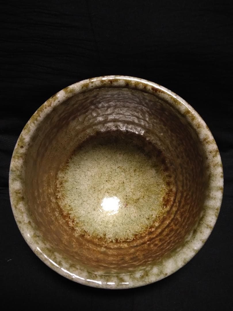 茶碗　人間国宝「島岡達三」作　共箱付塩釉象嵌縄文碗　達三、最上位作品になります。