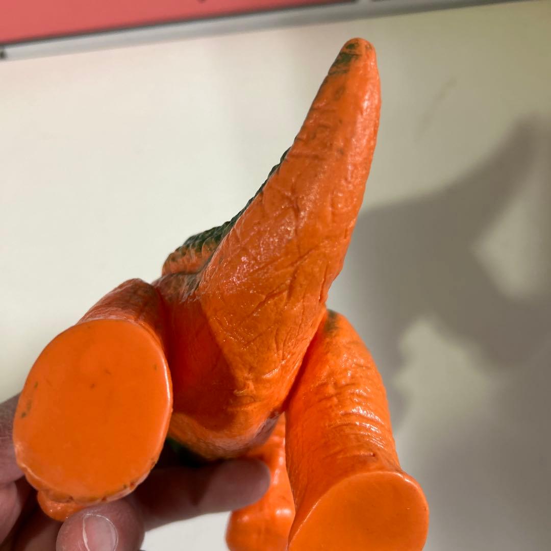 当時物　大協　トリケラトプス　怪獣　ソフビ