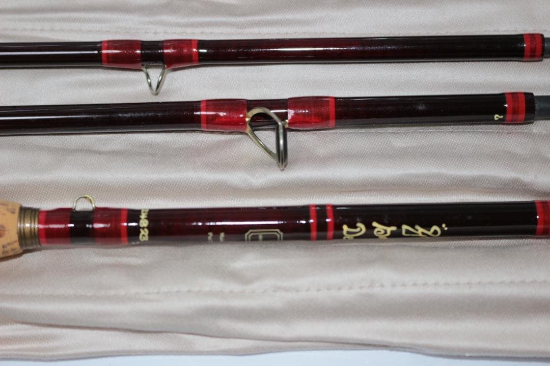 ハーディ　Hardy　デラックススマグラー　8.5ft　6番　7本継　革ケース付