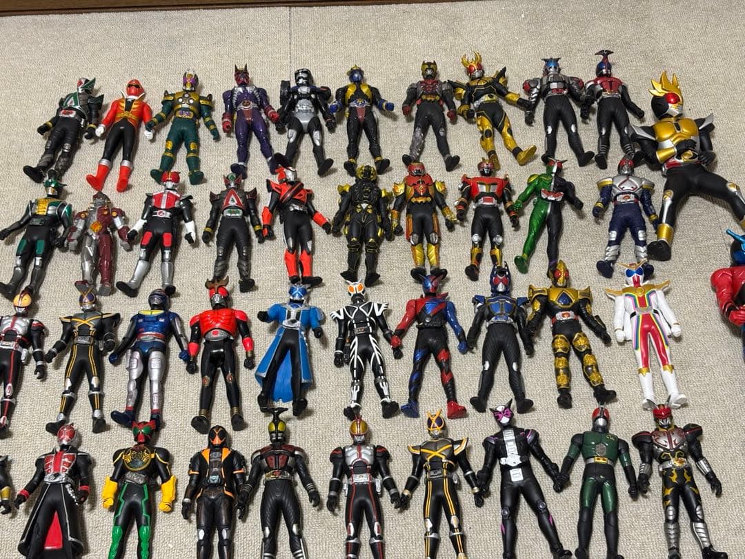 特撮系ソフビ　まとめ売り　ウルトラマン　仮面ライダー　ゴジラ　当時物