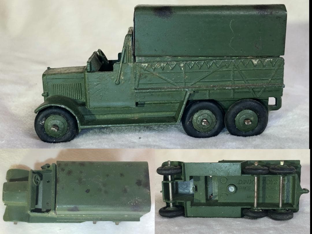 【激レア】英国製 DINKY 当時物　「ミリタリー＆グリーン」6点セット