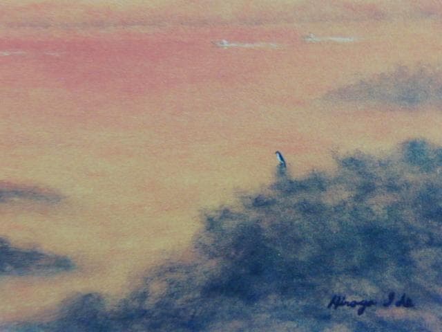 井手博也、【栄光への導き】、希少な額装用画集より、新品額装付