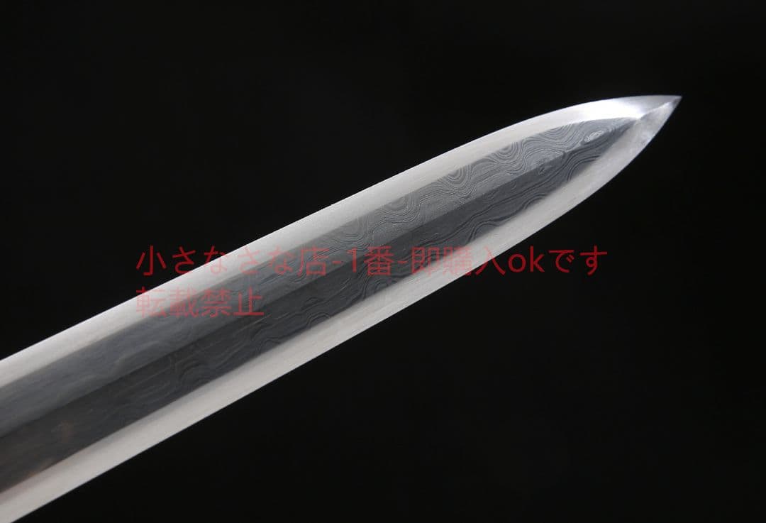 君主サーブル純銅手工芸鎏銀百錬模様鋼 古兵器 武具 刀装具 日本刀 模造刀居合刀