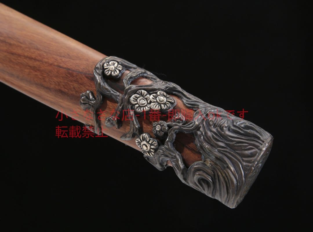 君主サーブル純銅手工芸鎏銀百錬模様鋼 古兵器 武具 刀装具 日本刀 模造刀居合刀