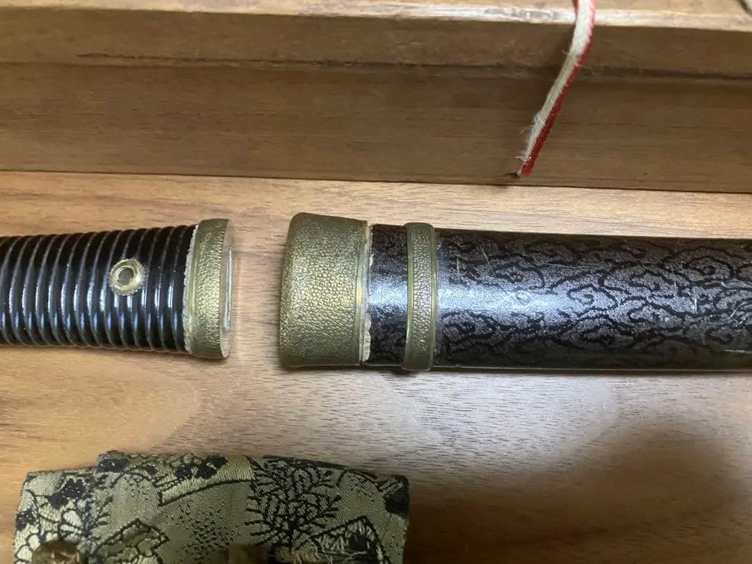 日本刀の短刀拵と木箱付