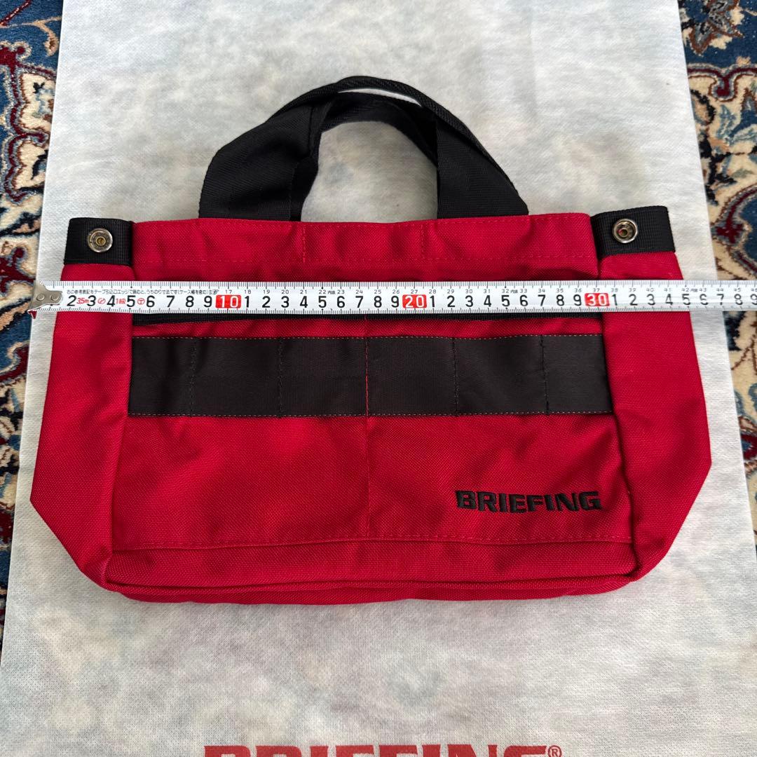 BRIEFING 赤 ナイロン トートバッグ　カードバッグ