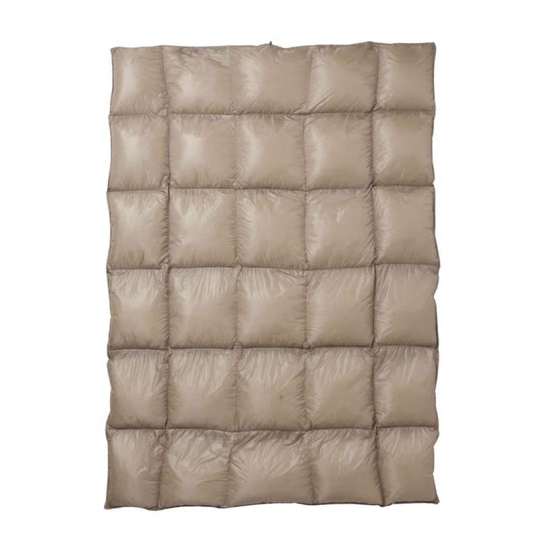 新品 NANGA FRAGMENT DOWN DUVET ダウンデュべ ベージュ