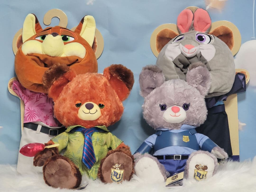 最新ユニベア❤ ズートピア2 ジュディ ニック ぬいぐるみ ディズニーストア