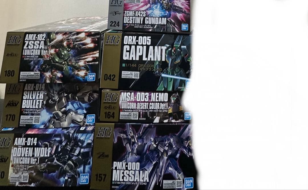 ガンプラまとめ売り　HG新品未開封　ズサ(UC) メッサーラ等