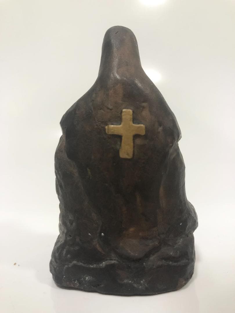 隠れキリシタン 観音置物 木彫風 仏像