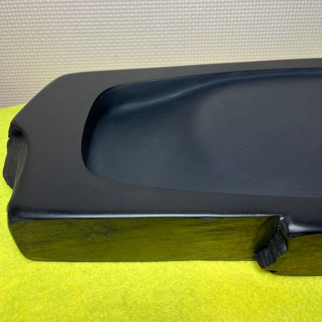 ⭕️雄勝硯　超大型天然硯　竹峯作　未使用美品　工芸品　4kg超え　オブジェ