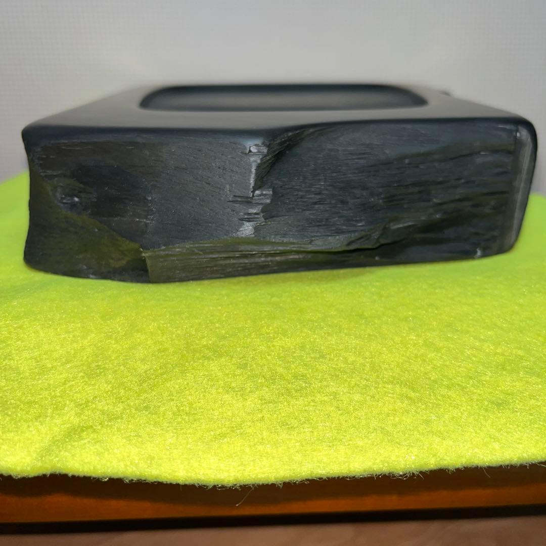 ⭕️雄勝硯　超大型天然硯　竹峯作　未使用美品　工芸品　4kg超え　オブジェ