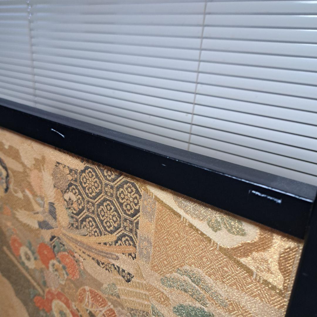 和風デザイン　 帯掛け　西陣帯地使用　衣桁　橦木　什器