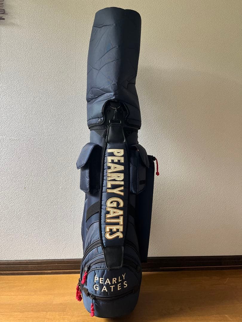 パーリーゲイツ　キャディバック　ネイビー