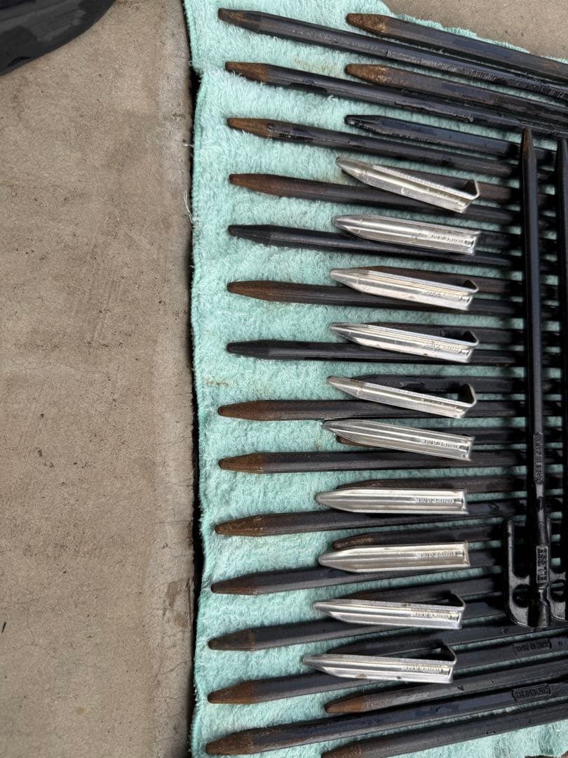 鍛造ペグ エリッゼステーク 28cm✖️31本18cm✖️5本　ユニフレーム 10本