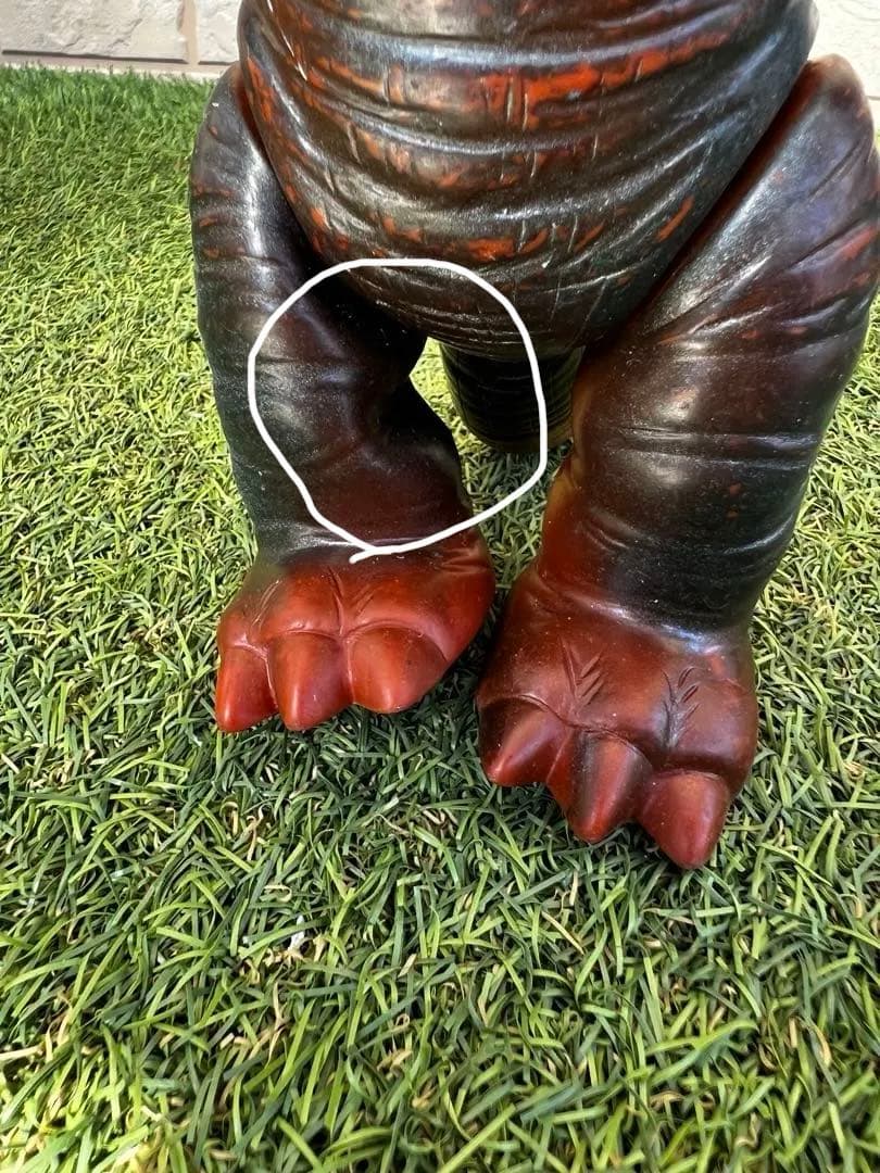 希少ビンテージ円谷プロ　マルサン　ウルトラQ地底怪獣パゴス約22.5cm