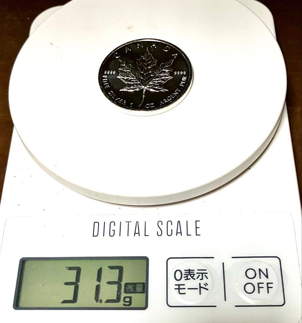 新品未使用2009年メイプル銀貨 ケース入り 純銀