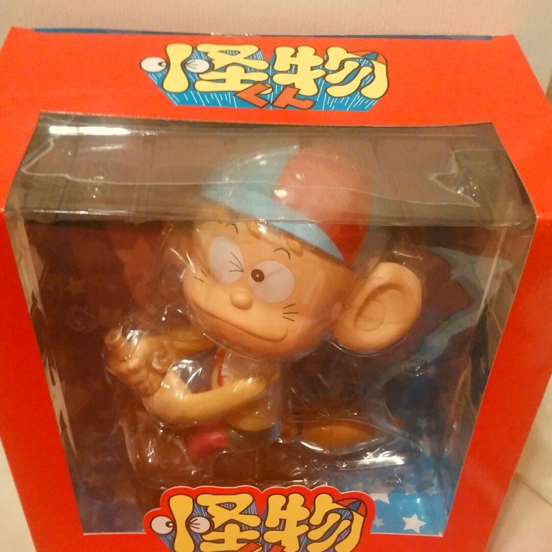 怪物くん　ソフビ　フィギュア　ボビングヘッド　魔法のホウキ