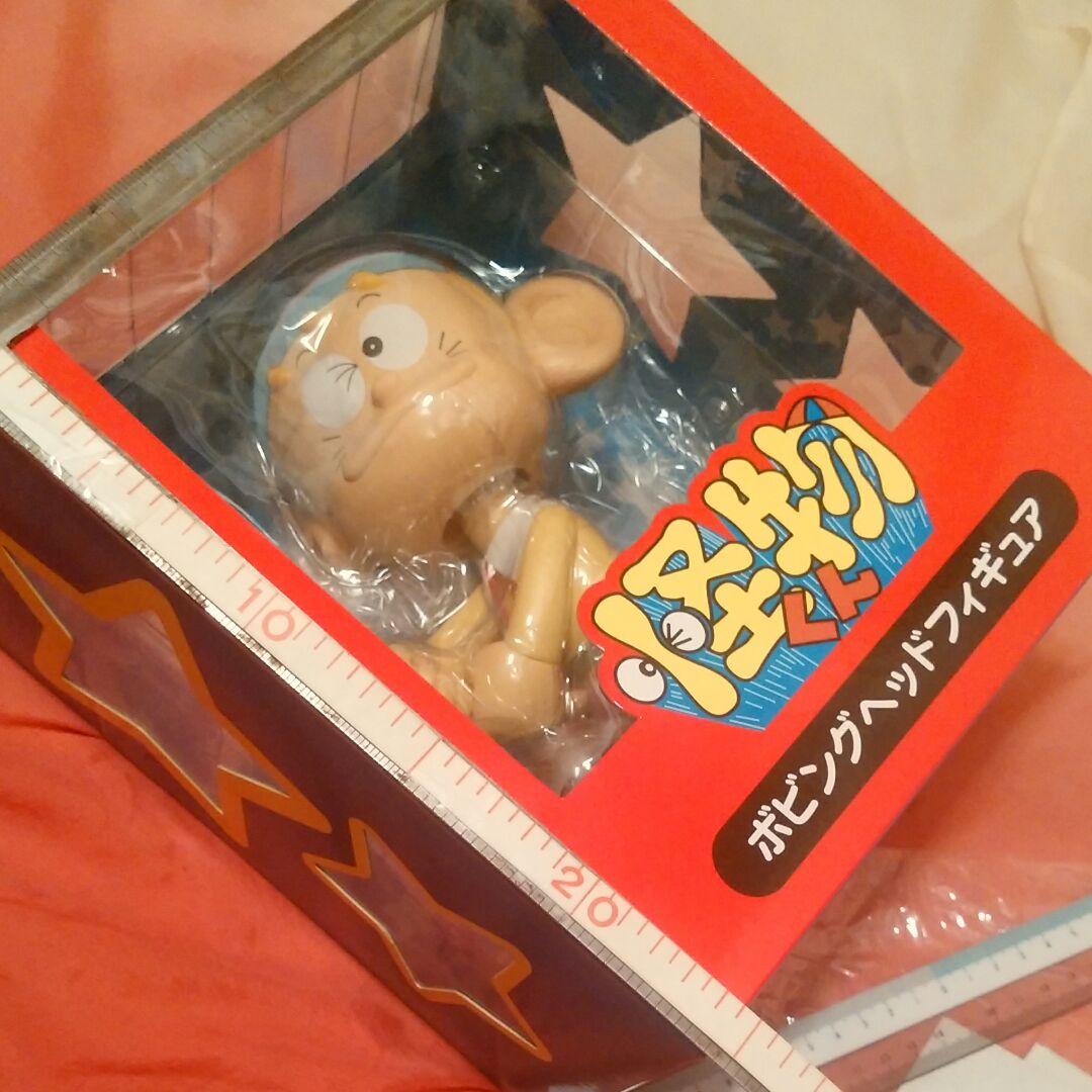 怪物くん　ソフビ　フィギュア　ボビングヘッド　魔法のホウキ