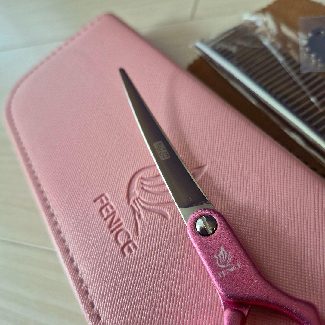 新品★フェニーチェ 6 in★軽量アルミ カーブシザー★軽量トリミングシザー