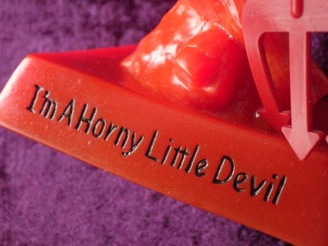 【限定値下】レア【1971年】レッドデビル アメリカ製 メッセージドール