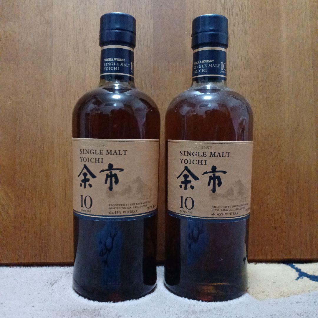 余市 シングルモルト10年700ml 2本セット
