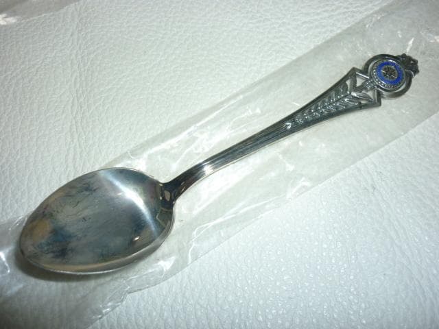 未使用 1960年代◆ロータリークラブ 銀製 スプーン 3本セット重さ50.6ｇ