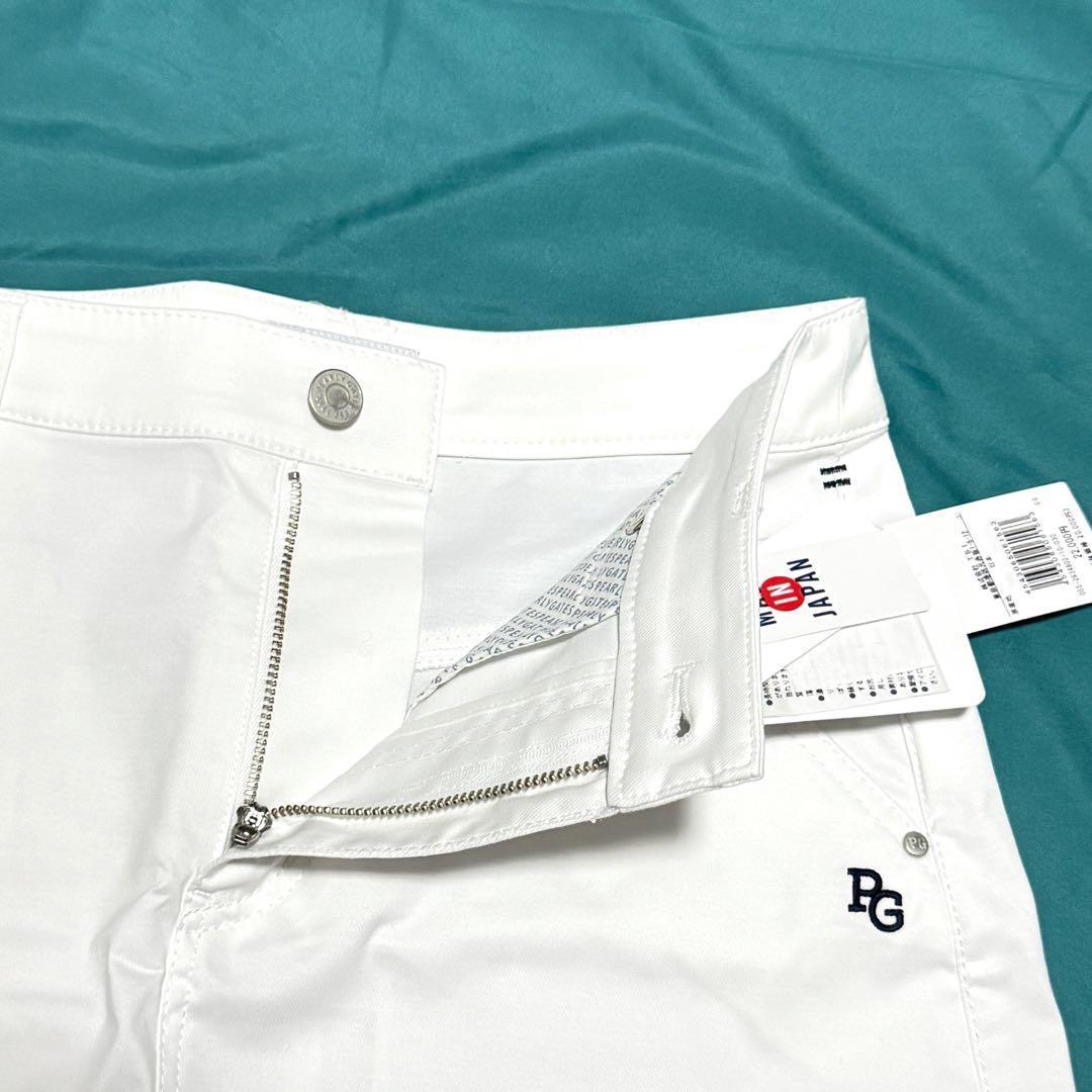 新品タグ付 パーリーゲイツ 日本製白スカート 00サイズ 22年モデル