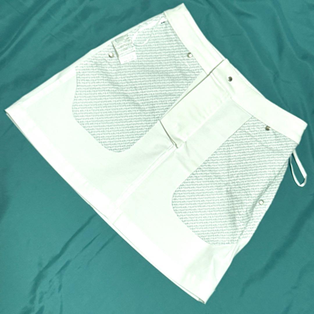 新品タグ付 パーリーゲイツ 日本製白スカート 00サイズ 22年モデル