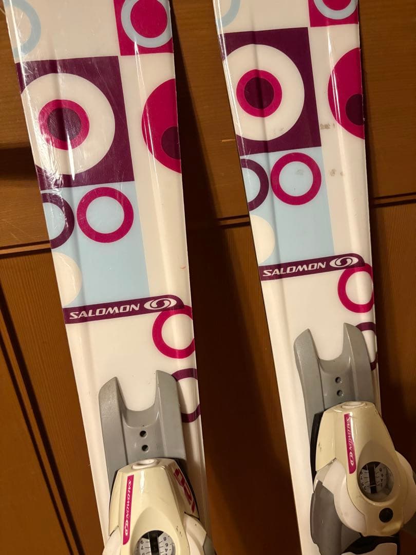 サロモンショートスキー ビンディング付き　120cm